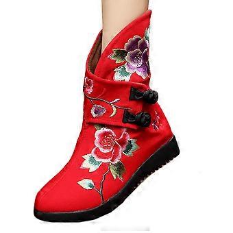 Vintage Beijing doek schoenen geborduurde laarzen