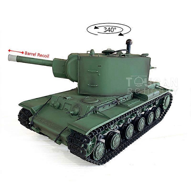 1/16 Scala 7.0 Plastica Ver Soviet KV-2 RTR RC Carro Armato Gigant 3949 Barile Rinculo Giocattoli Per Bambini TH19747