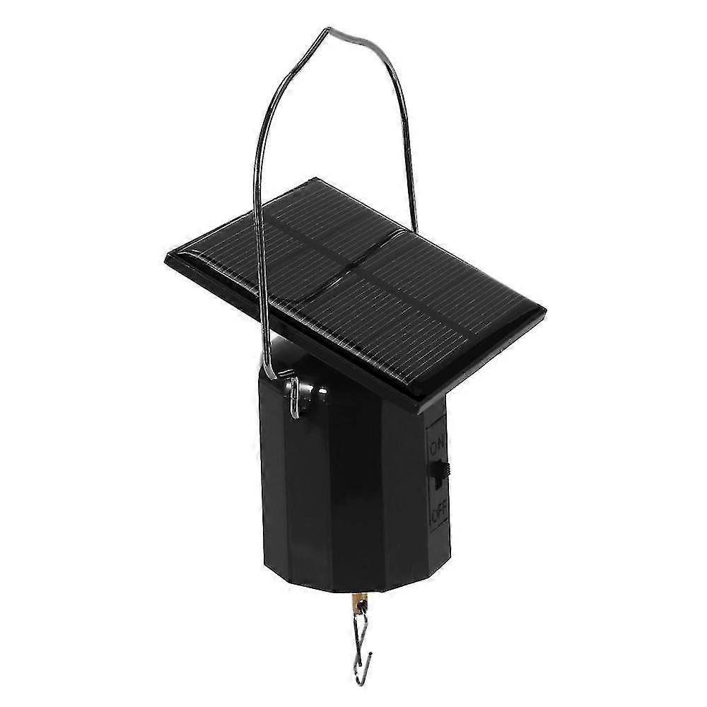 Solar Powered Wind Spinner Motor with Rotatable Design