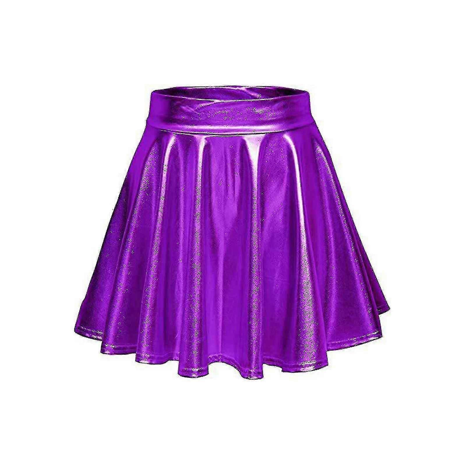 Új női fémes rakott szoknya, Mini Sr szoknya