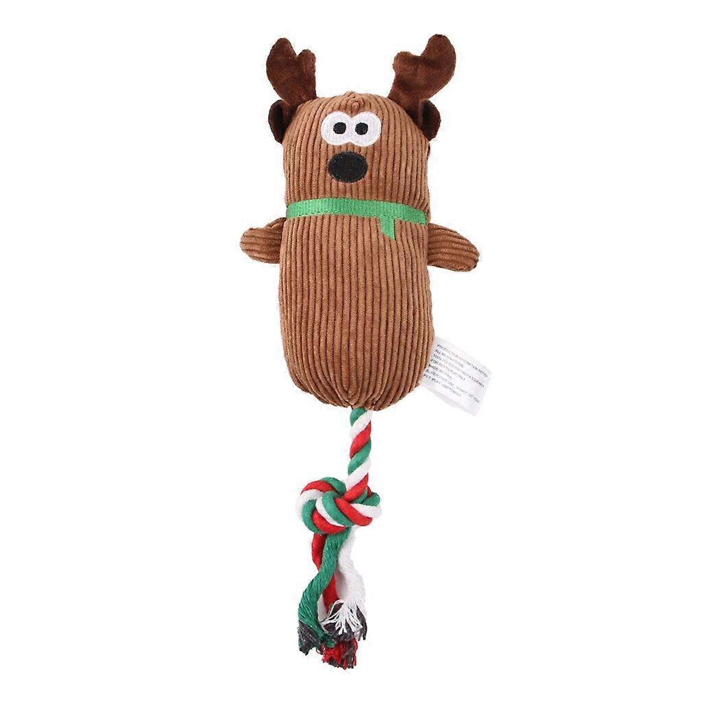 Squeaky Dog Toy For Small Dog Aggressive Chewers Interactive Plush Chew Toy