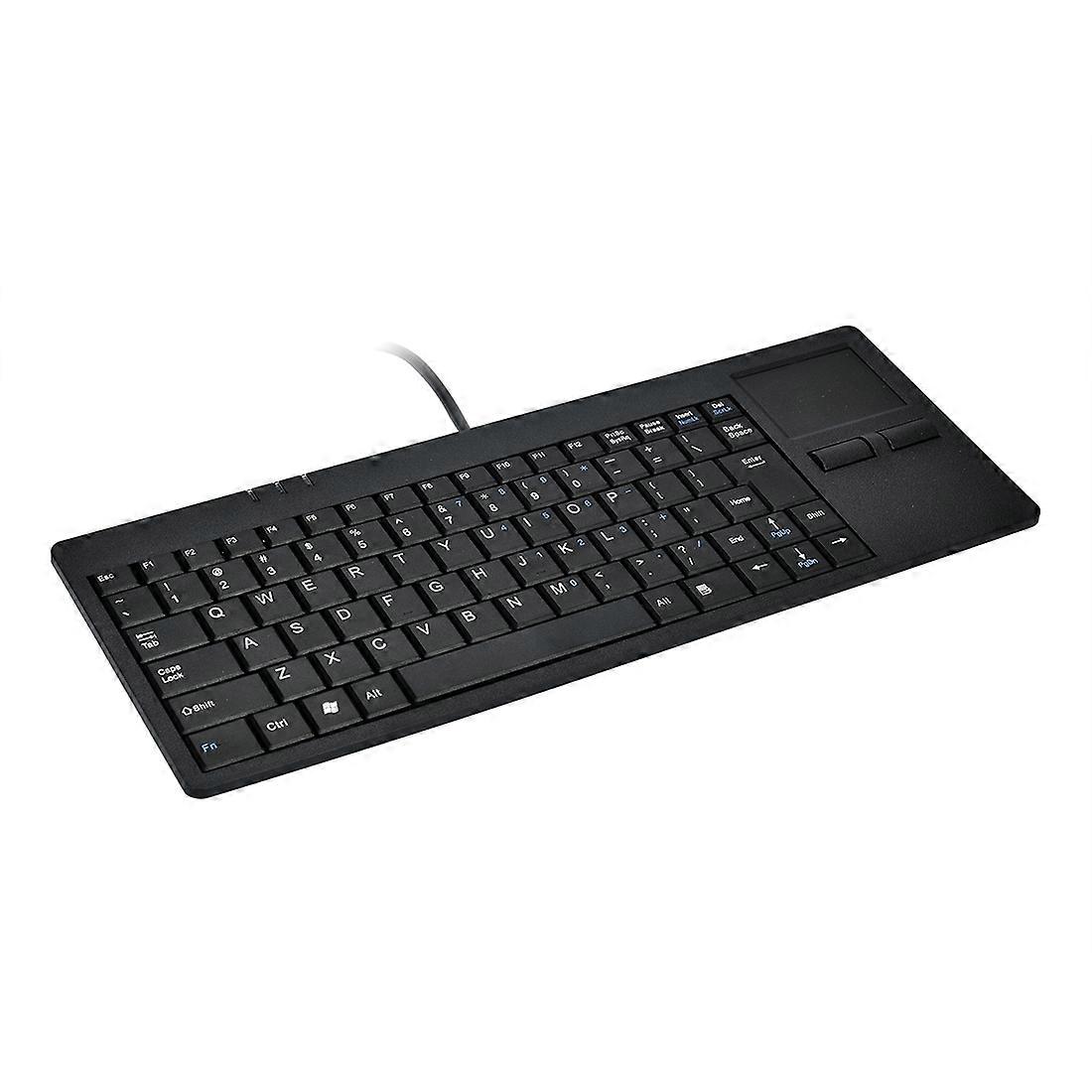 82 Keys Touch-pad Ultra-thin Wired Computer Keyboard