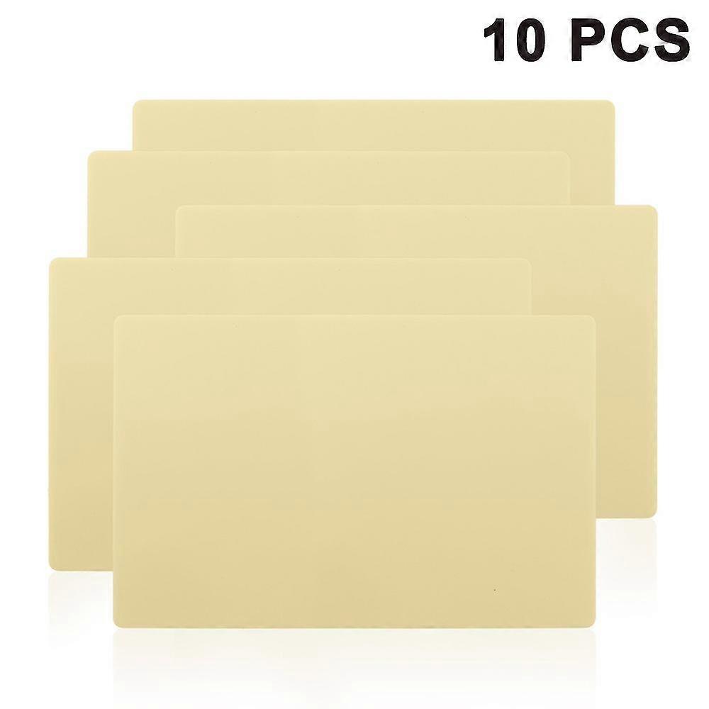 Blank Tattoo Skin Practice- 10pcs 6"x8" Double Sides Tattoo Practice Skin Silicone Pads Tattooing Microblading Practice Skin For Beginners And Experie