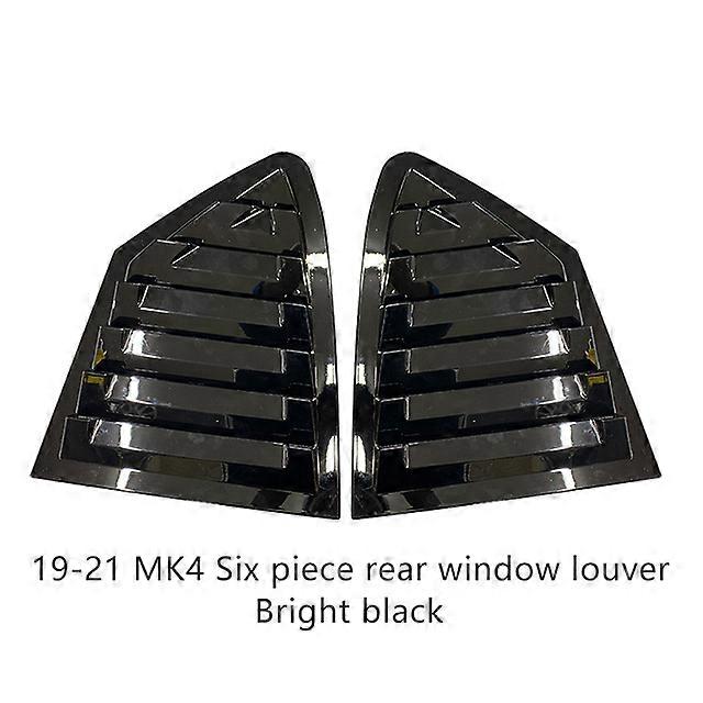 Auto side rear window louver paste type is suitable for Ford Focus MK4 2019-2021 Hatchback and saloon are common ABS material