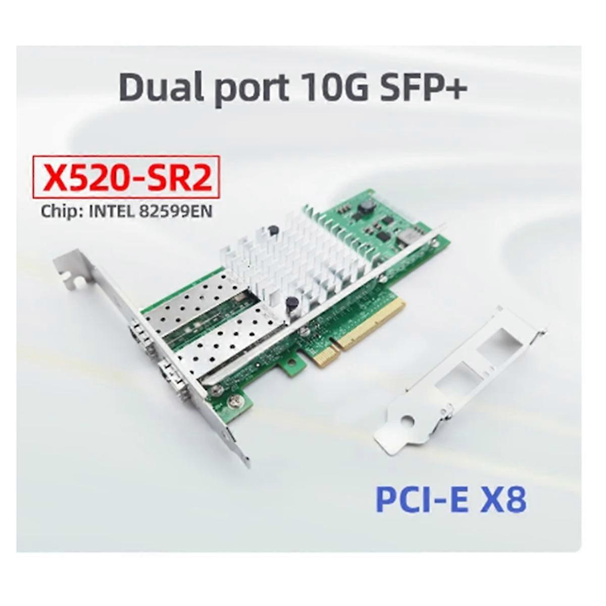 10 Gigabit Ethernet Network Card Pci Express X8 X520-SR1 Single/Dual SFP+ Port Network Adapter E10G41BTDA