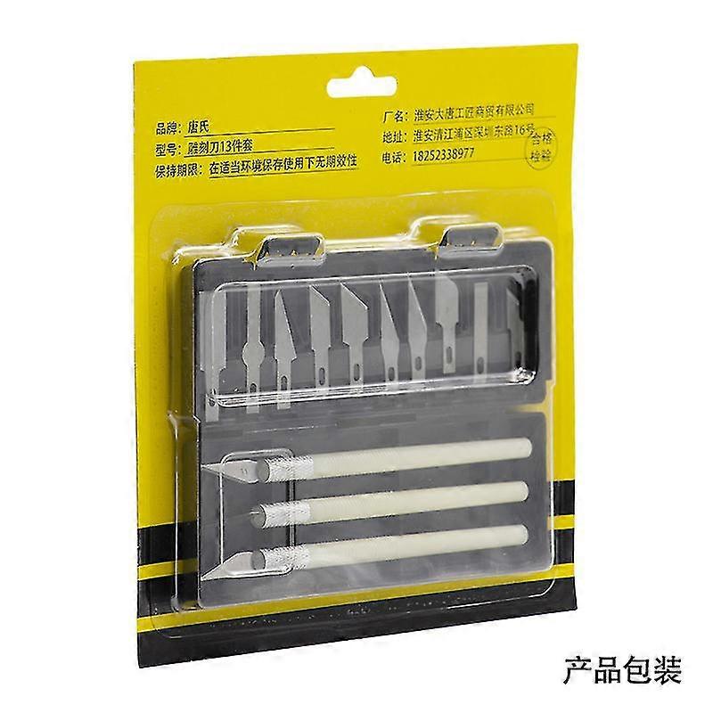 Exacto Set With Case, 13 Pieces