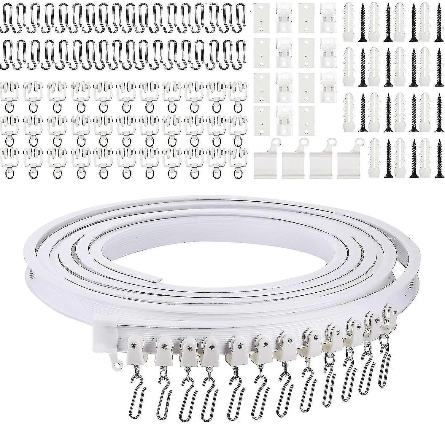 5 Meter Bendable Ceiling Curved Curtain Track Flexible Ceiling Curtain