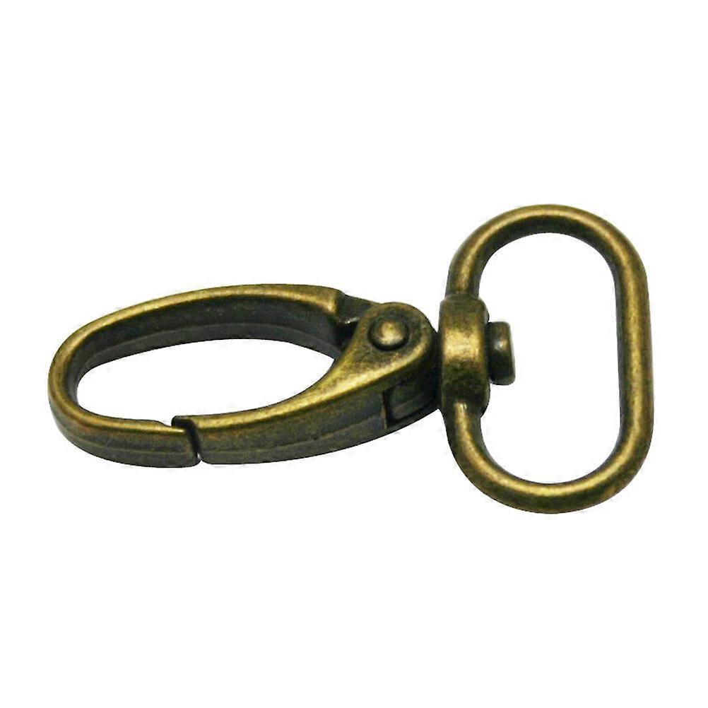 20pcs Bronze Oval Swivel Lobster Snap Clasp Hooks