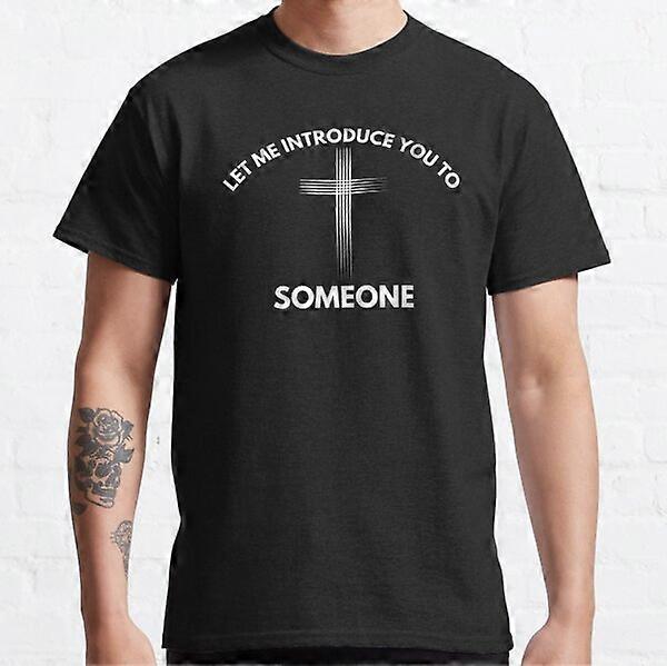 Preot creștin Isus Dumnezeu vă prezintă Iisus Clasic T-Shirt-RK53371