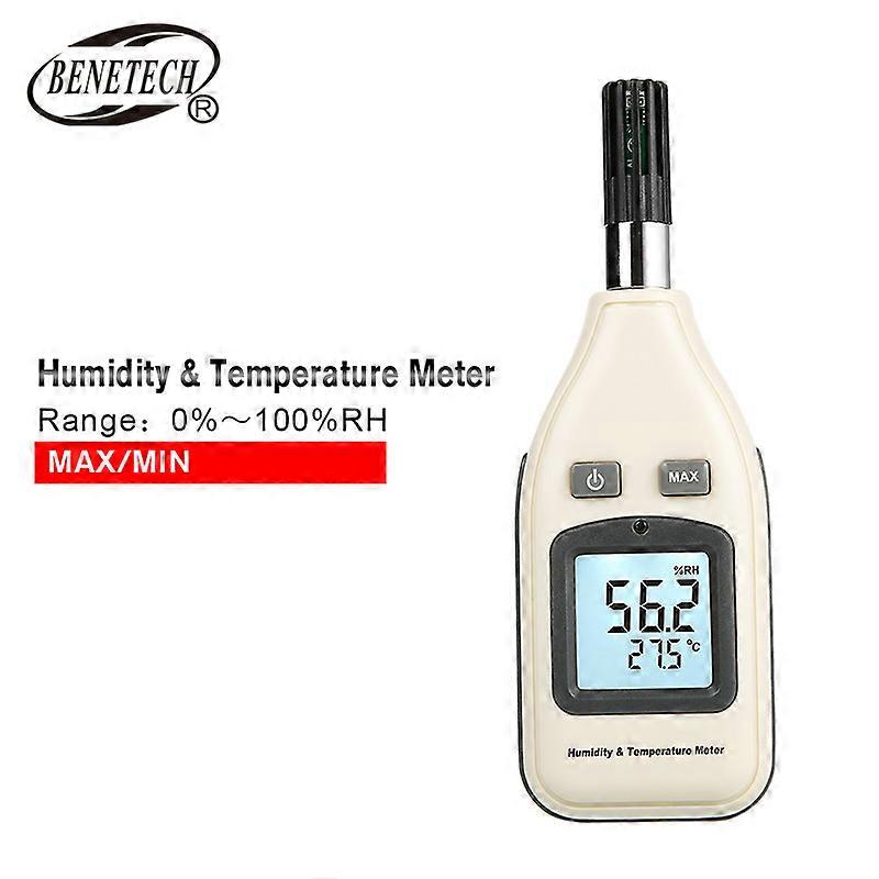 Standard Intelligence Gm1362 Digital Display Household Industrial Temperature Moisture Meter Environmental Tide Humidity Heat Level Measurement Handhe