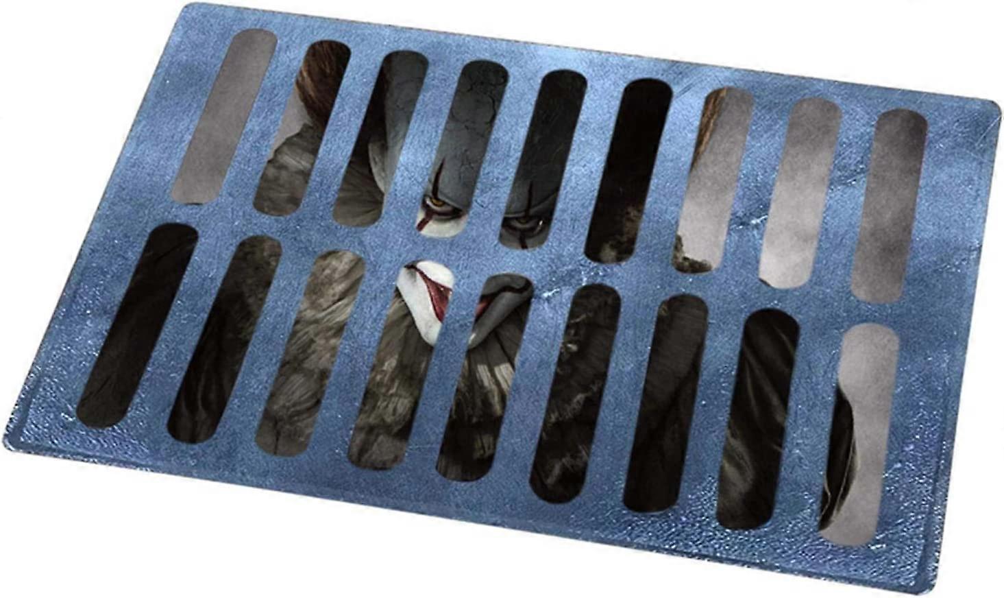 Halloween Clown Face Floor Mat