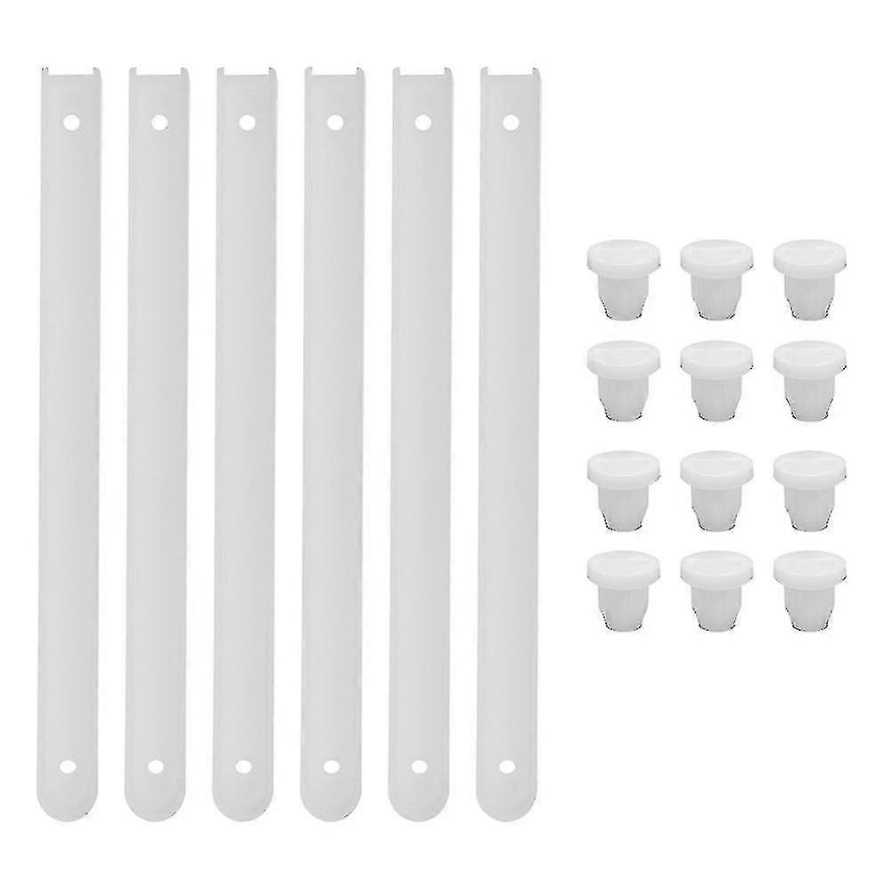 3 Sets Plastic Drawer Slides Drawer Replacement Parts Drawer Rails Drawer Track Rails Tw