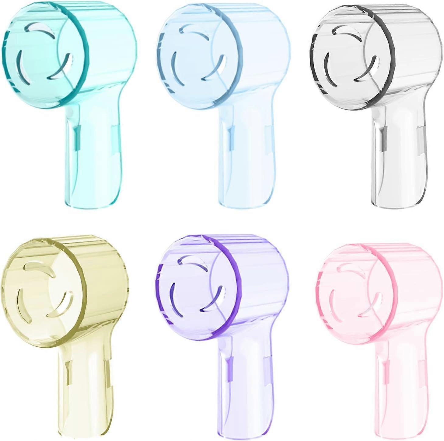 Pacote com 6 Capas de Escova de Dentes Compatíveis com Cabeças de Escova Orale B iO, Adequado para Orale B Pro 3/ iO 9, Capas de Escova de Dentes Viagem & Casa