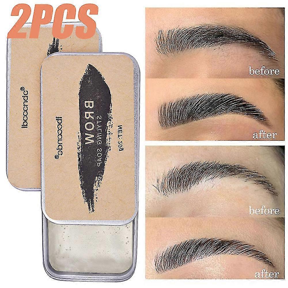 3d Eyebrow Styling Soap Makeup Wild Brows Shaping Kit With Brush