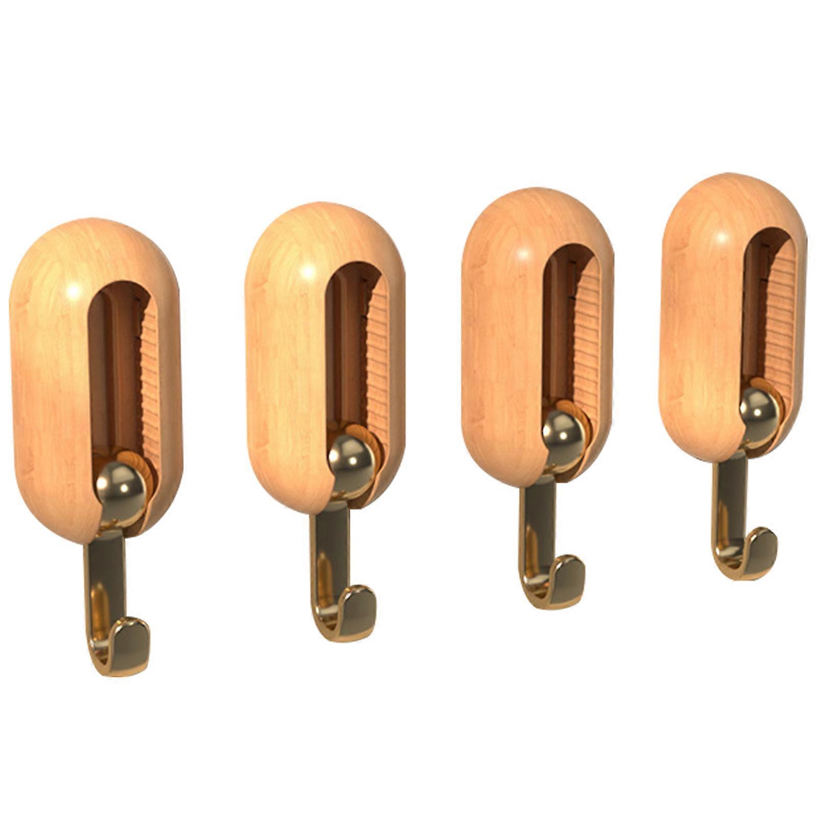 Strong Viscose Hooks No Marking No Punching 4Pcs Decoration Wall Hanging Rotatable Home Organizers