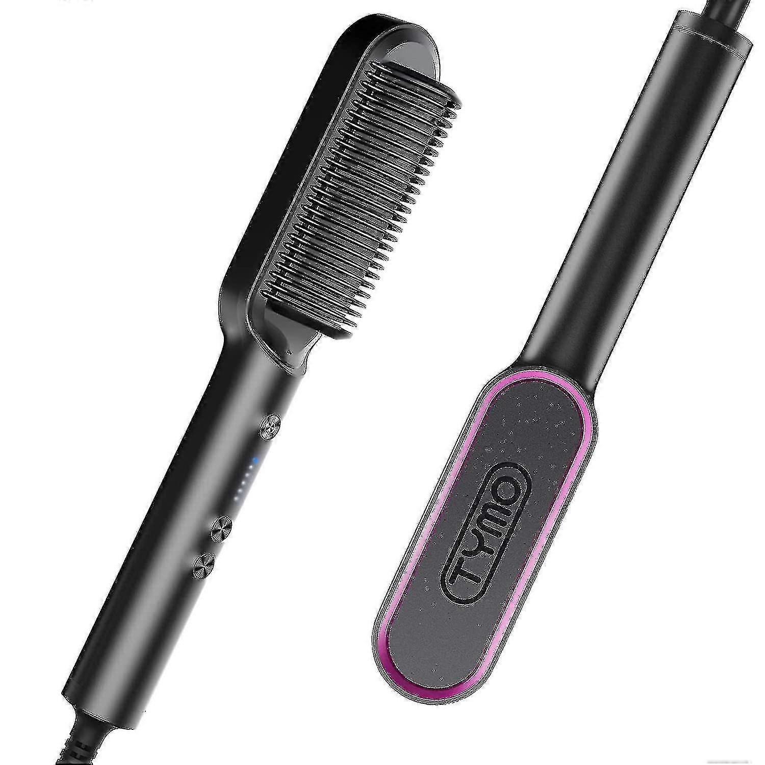Hair Straightener Comb Matte Black
