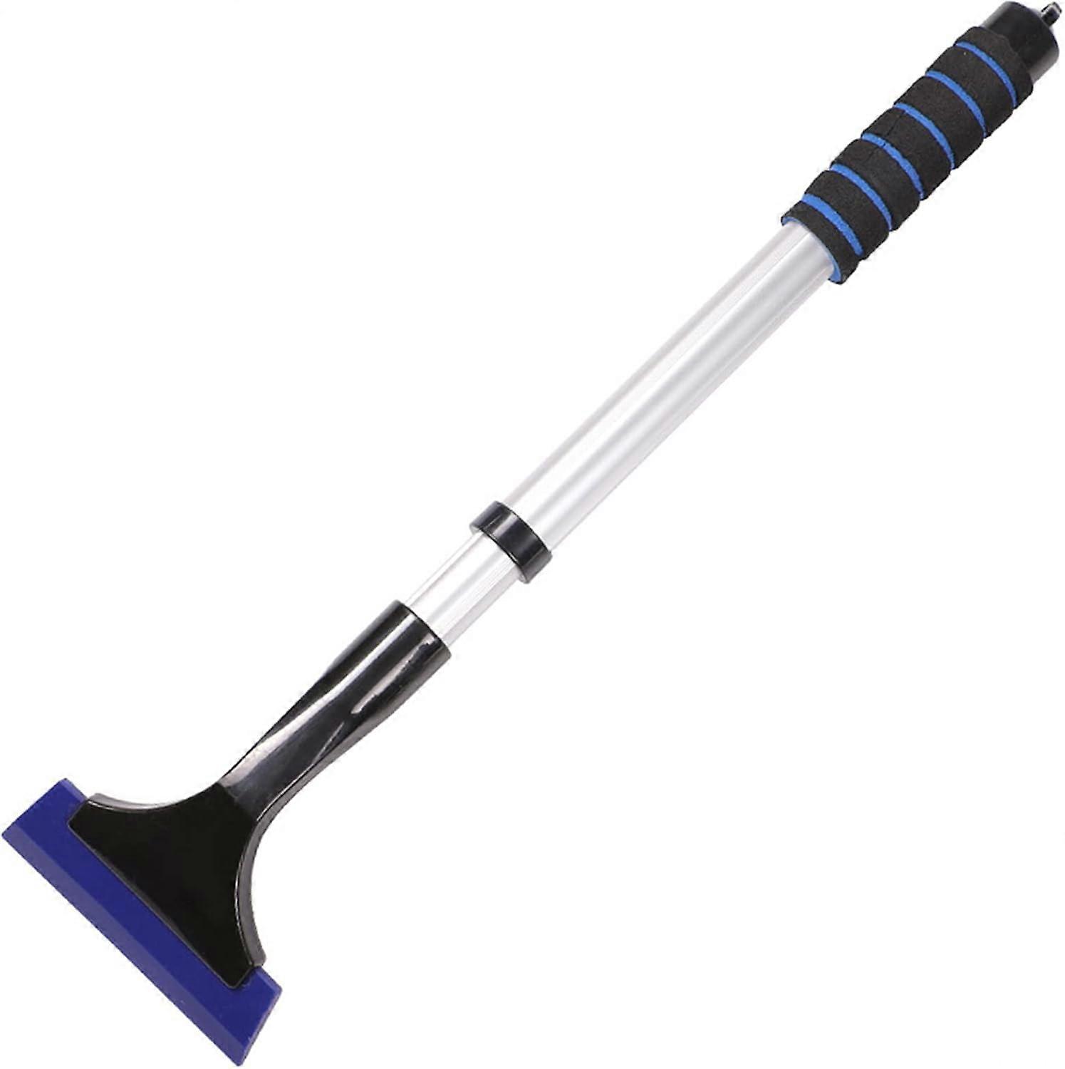 Ice Scraper for Cars, Windscreen Snow Scraper, Adjustable Length (42-63cm) with Foam Grip for Auto Car SUV Truck (Blue)