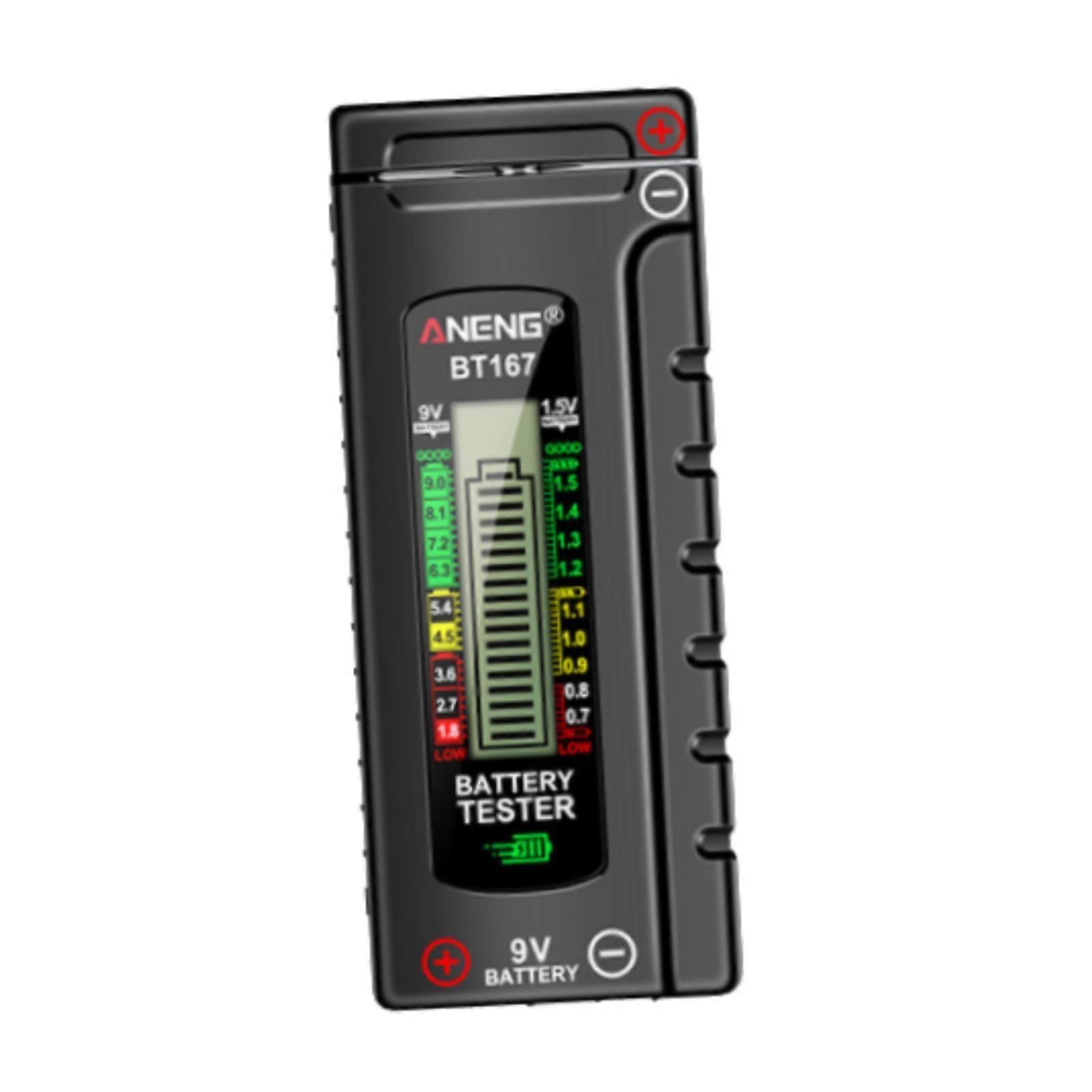 Battery Tester Convenient 1.2-4.8V 9V Portable Accurate Battery Level Tester Type A