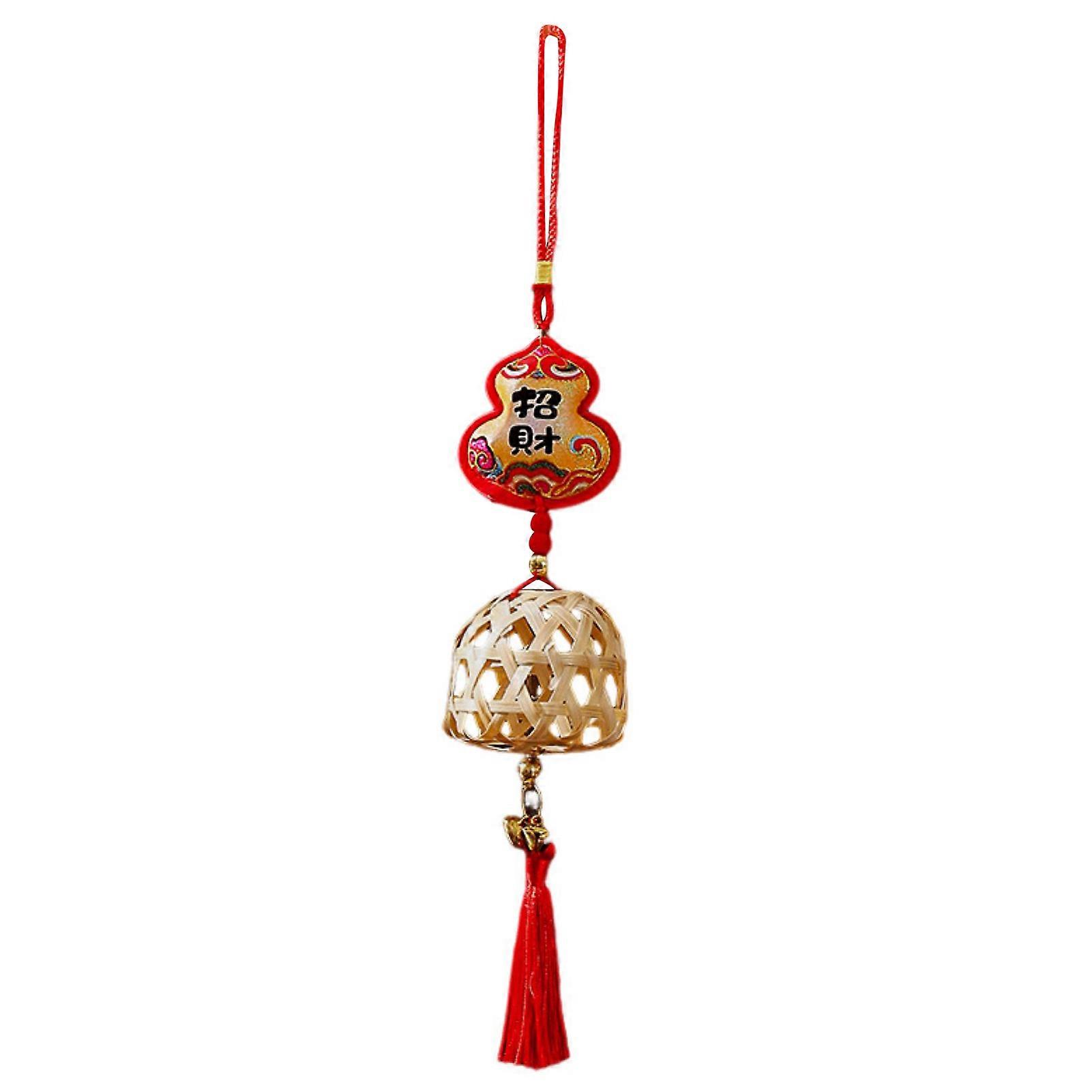 Chinese New Year Decoration 2025 Year of The Snake Hanging Tassel Decoration Mini Bamboo Lantern Ornament for Spring Festival Home Decor