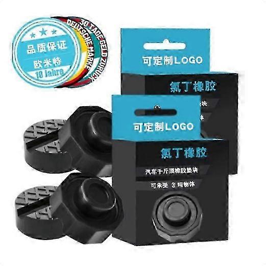 Support block,2x Car Jacks Hydraulic Lift Rubber Wheel Dolly Anti-slip Rail Adapter Support Block For Bridge Mechanic's Workshop Tools Kit Pads