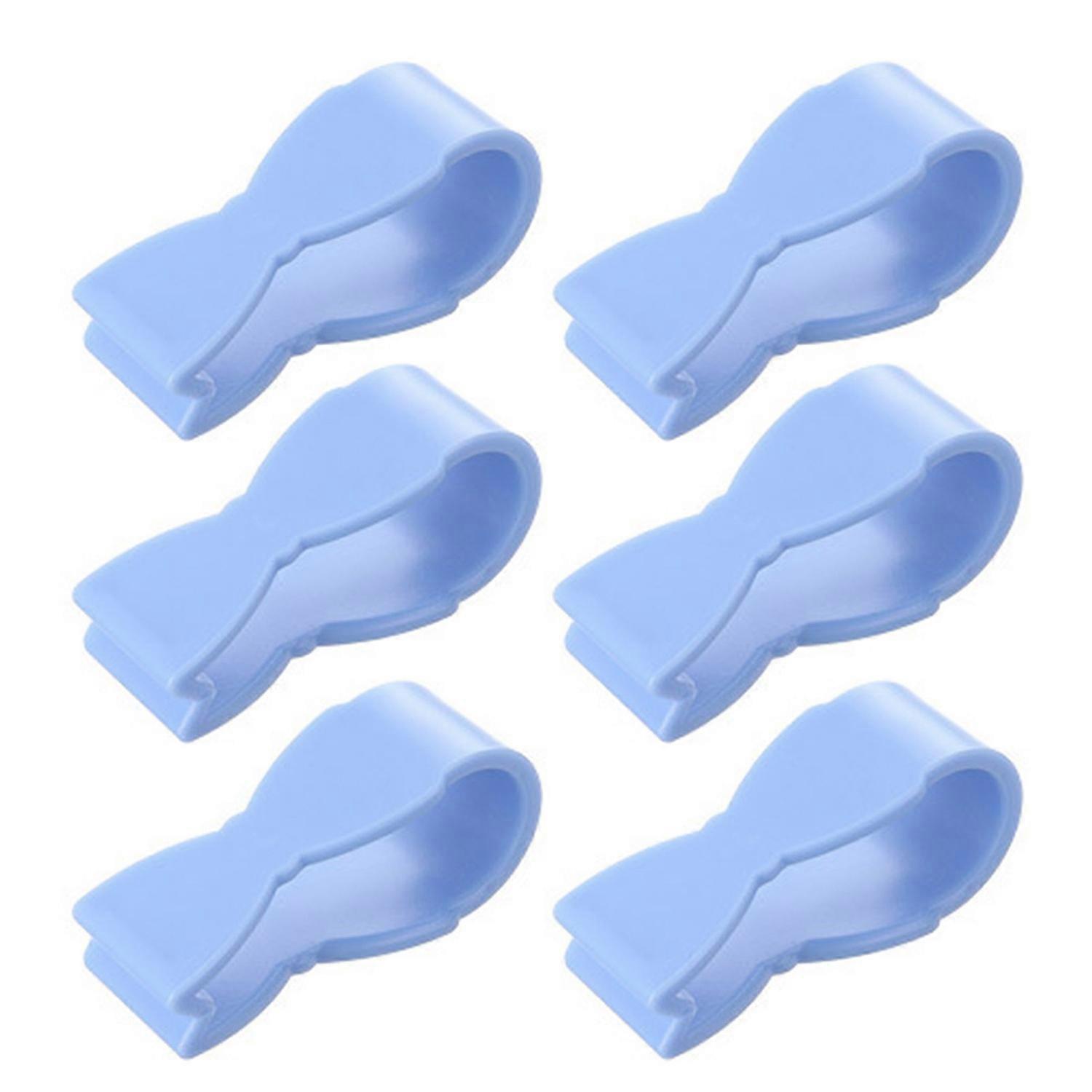 6 Pcs Quilt Fixing Clips Inverted Tooth Design Reusable Elastic Kitchen Towel Clips Prevent Falling