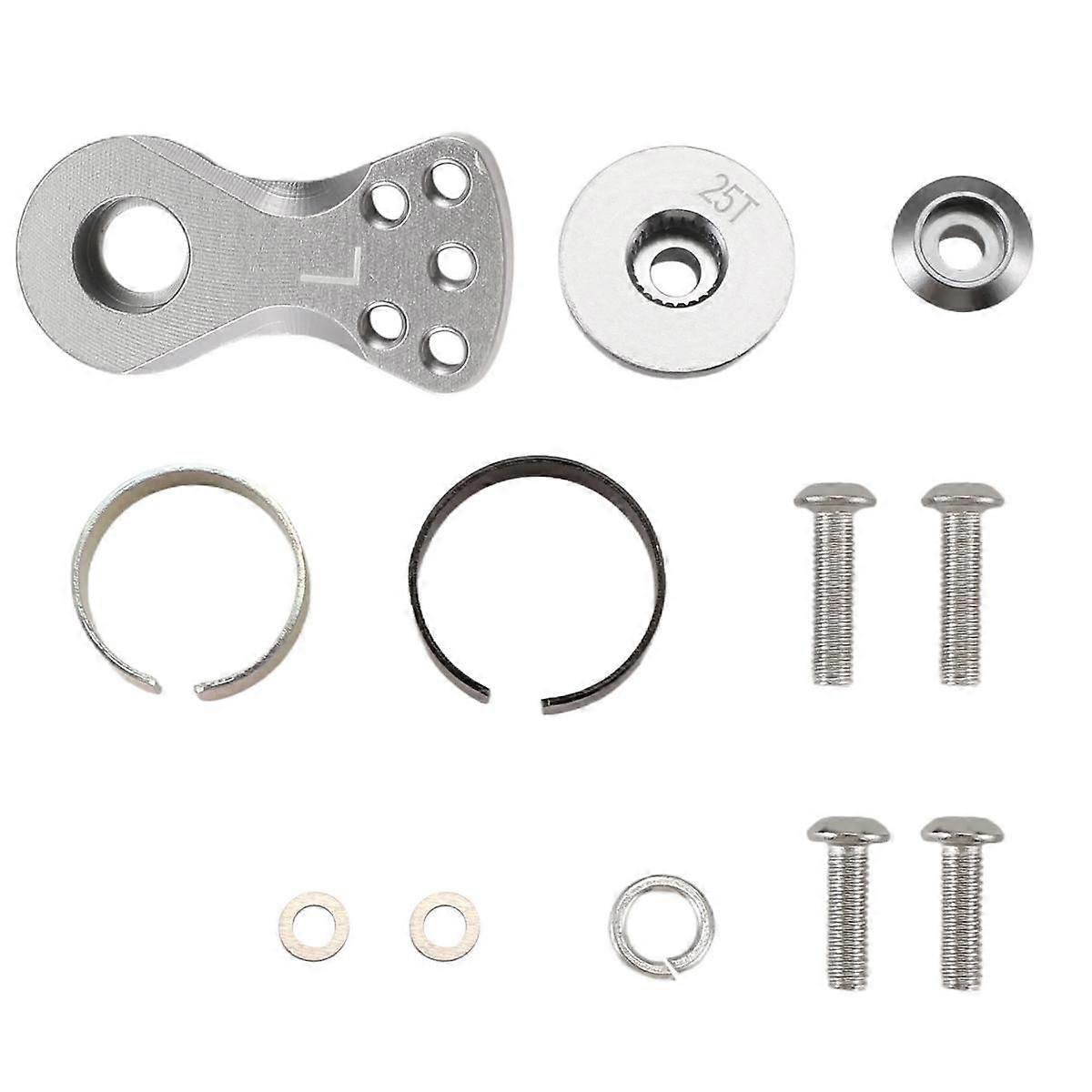 Metal 25T Adjustable Servo Saver Arm Horn for -4 Axial SCX10 1/10 RC Cars Helicopter Model Boat Upg