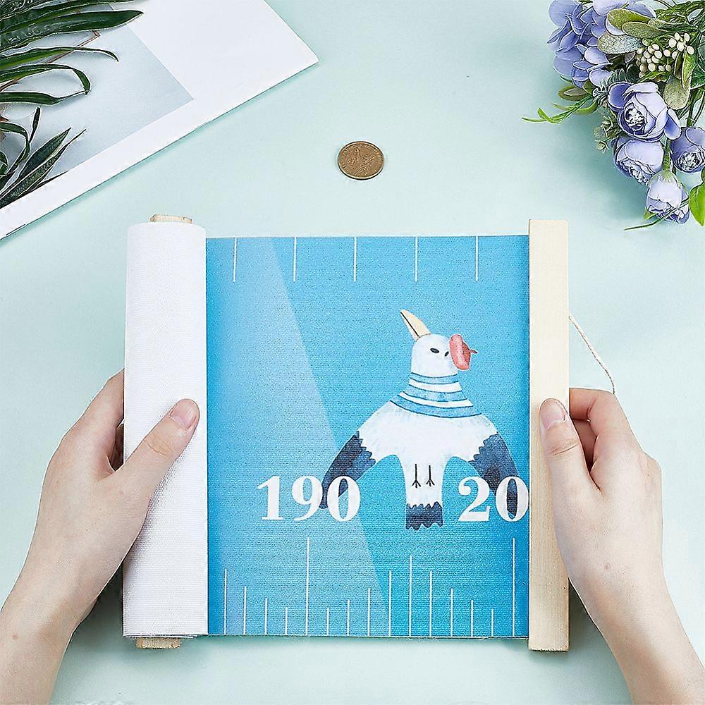 Ocean Growth Chart Canvas Height Measurement Chart Ruler Wood Frame ...