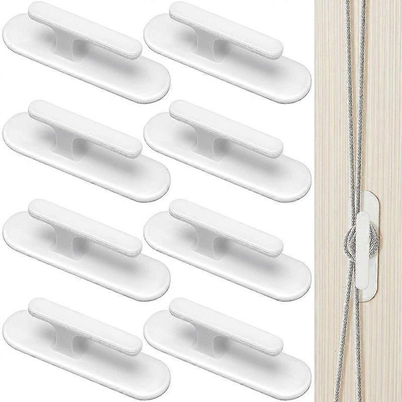 8pcs Blind Cord Twister, Safety Blind Cord Hooks, Adhesive Blind Cord Holder, Window Blinds String Holder