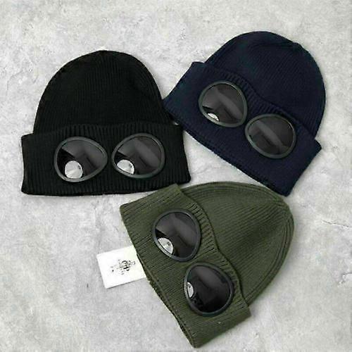 Winter Sunglasses Cap Beanie CP Knitted Hat Men Teens Woolen Hats Punk Cap