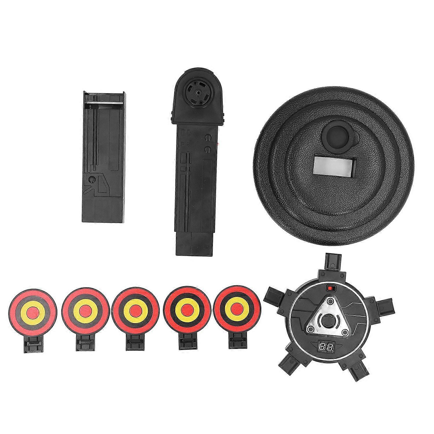 Electric Scoring Target Automatic Reset Rotating Electronic Target Toy for Kids Training 