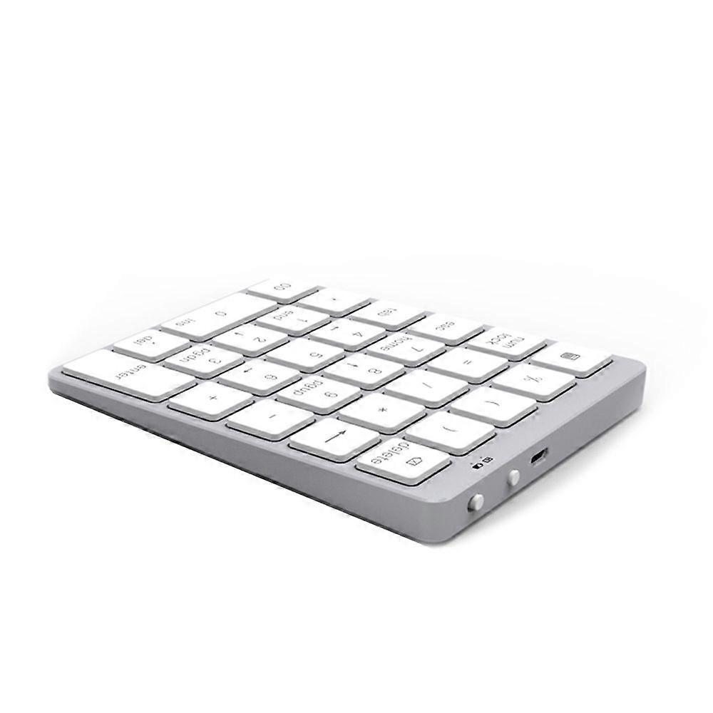 Numeric Keypad Wireless Digital Keyboard BT-compatible Numpad Aluminium Alloy Slim Portable For Android/Windows