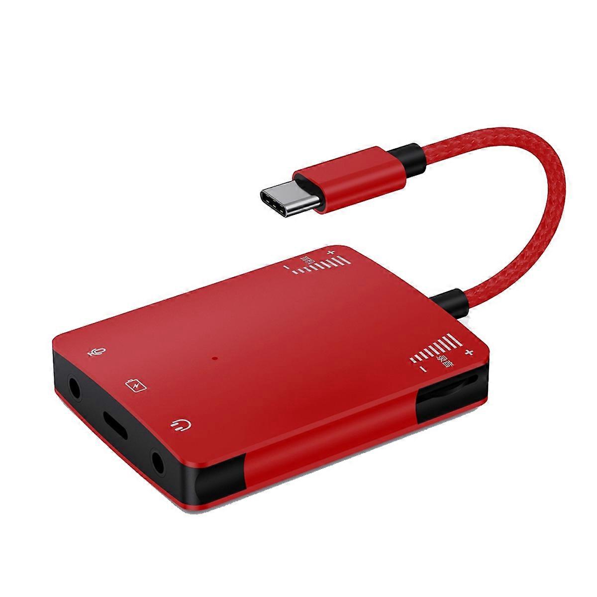 Audio Interface Adapter Fast Transmission Stable Compact Size Plug-and-Play External Sound Card Liv