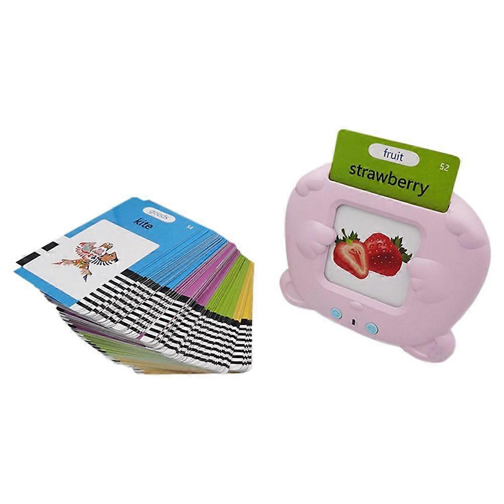 Multilingual Learning Machine for Kids Interactive Talking Flash Cards Audio Book for Learning English 224 Sight Words,B