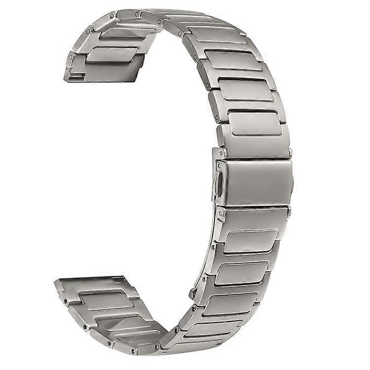 Compatible For Huawei Watch GT Runner Titanium Color Watch Band Adjustable Metal Watch Strap