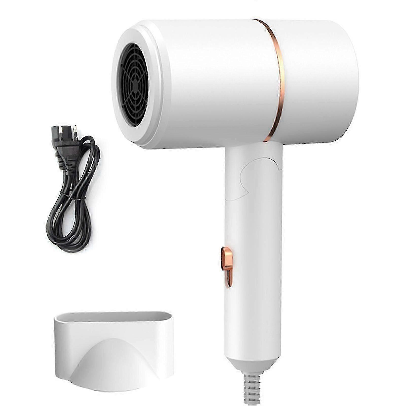 Asciugacapelli pieghevole con luce blu Asciugacapelli portatile a vento caldo e freddo per parrucchiere