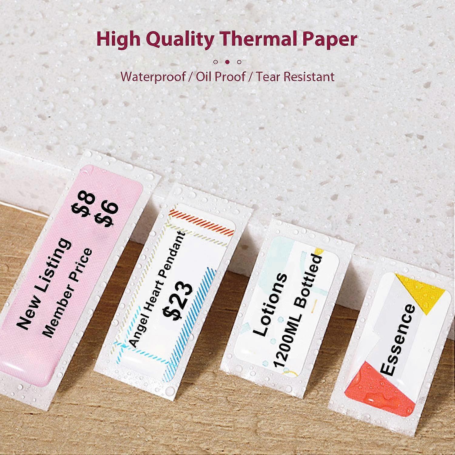 Thermal Printing Label Paper Barcode Price Size Name Blank Labels Waterproof Tear Resistant 12*22mm
