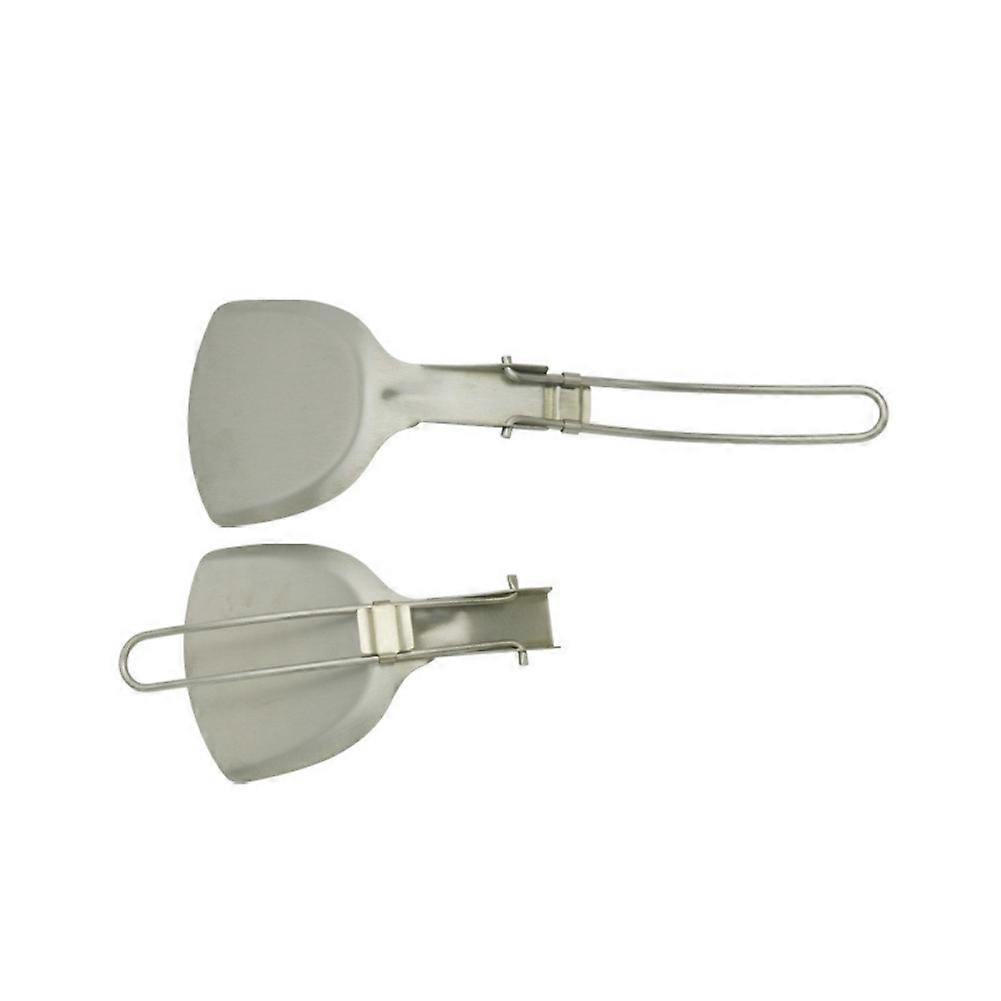 Stainless Steel Foldable Cooking Shovel s Camping Hiking Outdoor Cooking Shovel Folding Cookware Picnic Spatulas