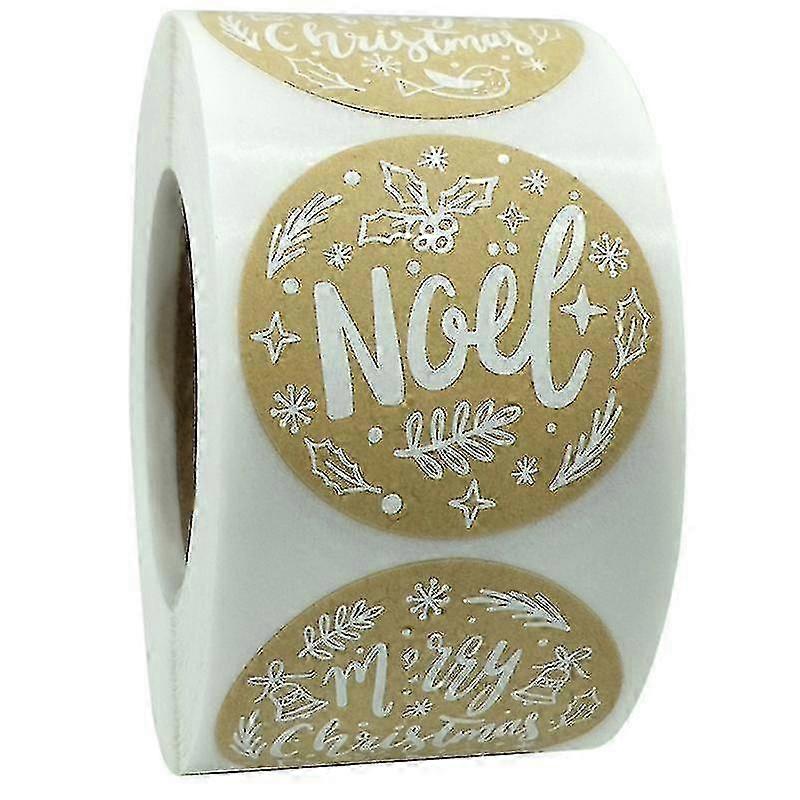 1roll Kraft Paper Stickers f74