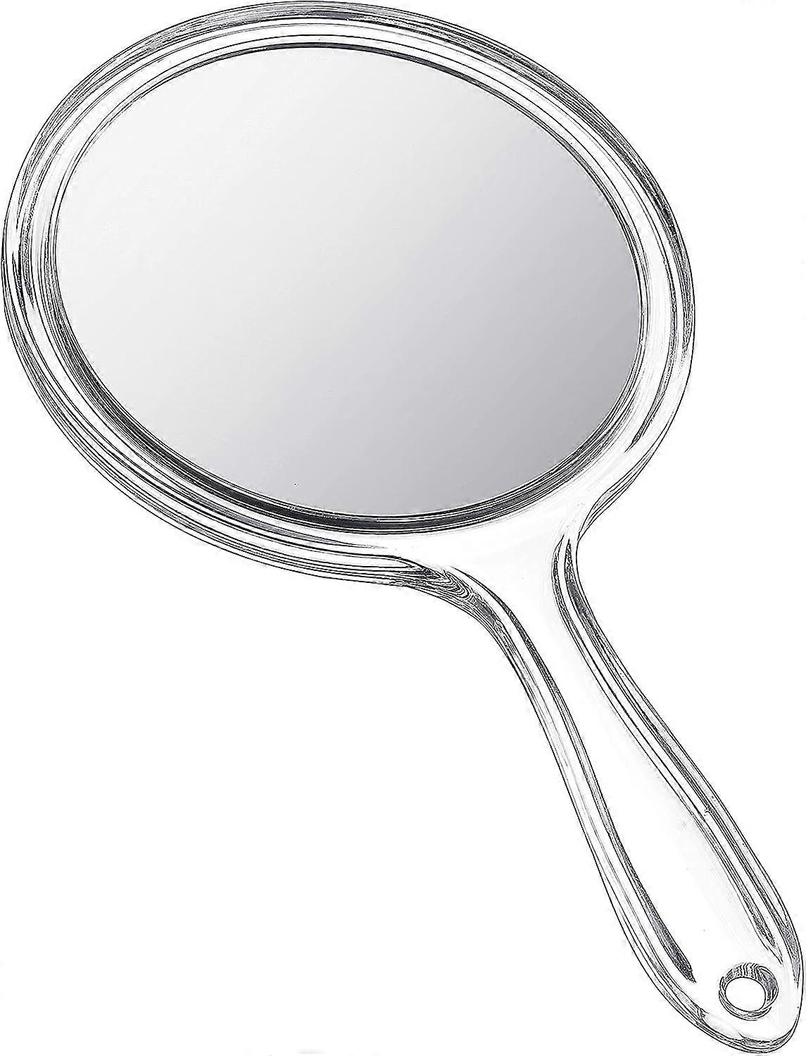 Hand Mirror, Double-Sided Magnifying Mirror