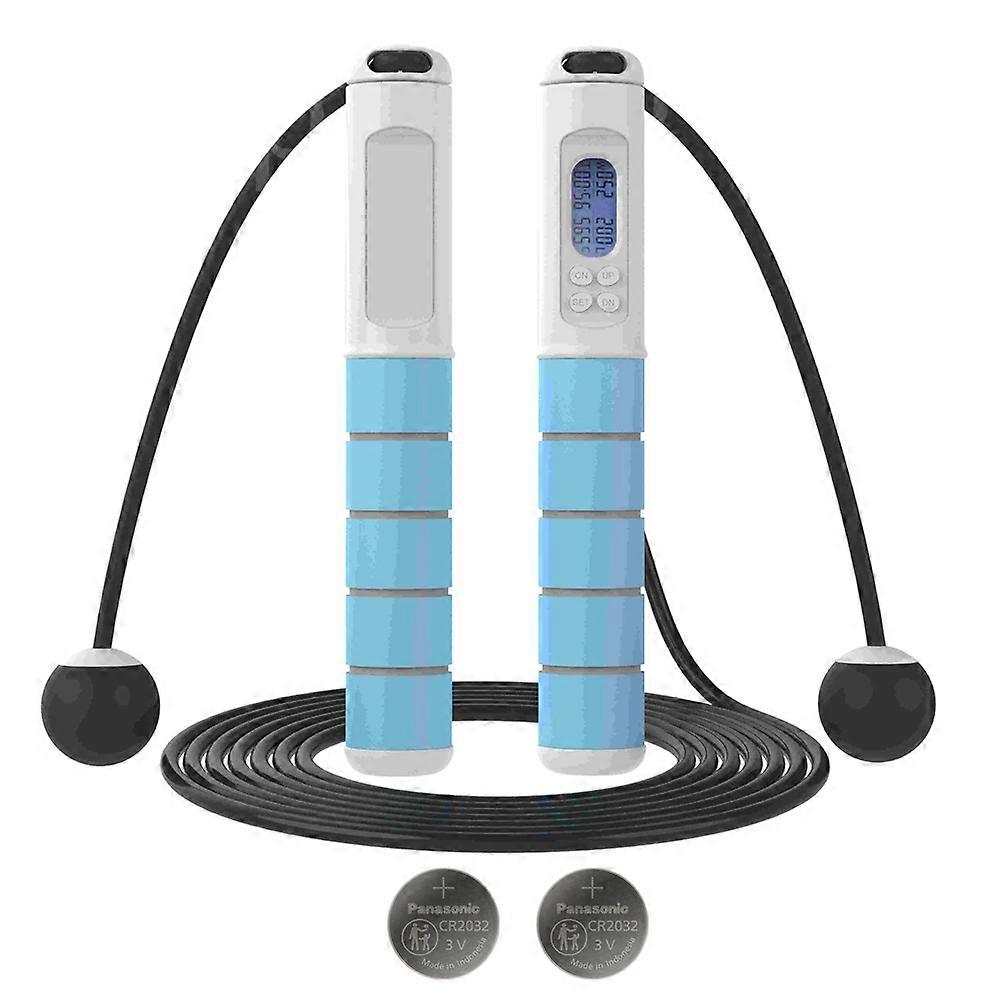 Jumping Rope with Counter for Fitness Exercise Training, Adjustable Cordless Speed Skipping Rope