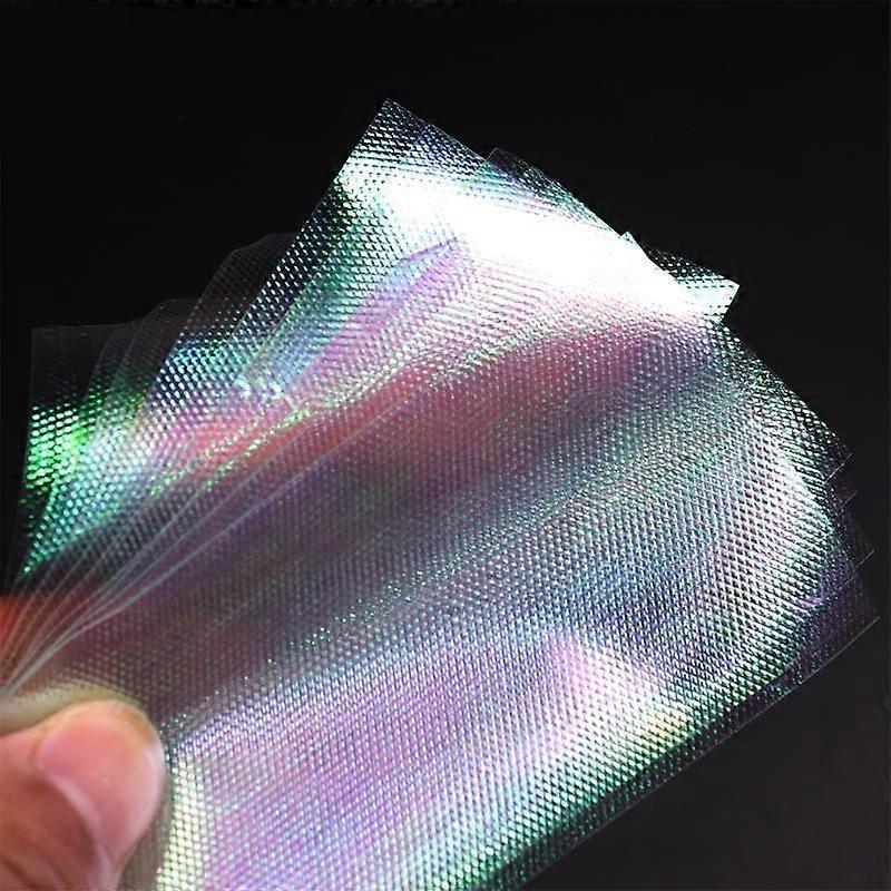 بيمو 10 قطع / 20 قطعة منقوش البلاستيك قوس قزح السمك الجلد ل Sabiki Rig يطير ربط غاسل يطير ربط المواد