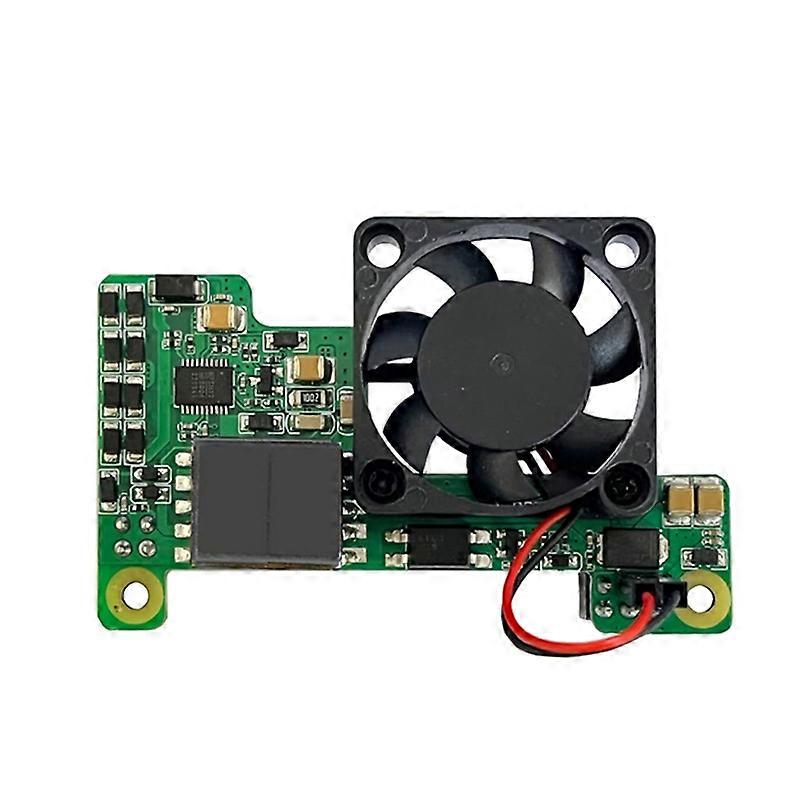 For 3B+/4B PoE HAT Module Power-Over-Ethernet Expansion Board with Cooling Fan