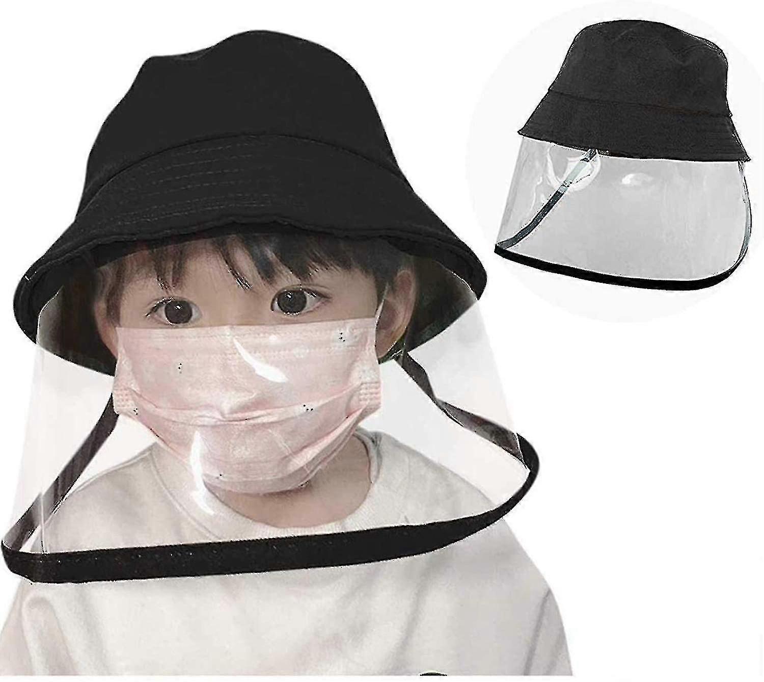 الأطفال الوجه الدروع الغبار صياد الشمس قبعة الوجه غطاء واقية غطاء