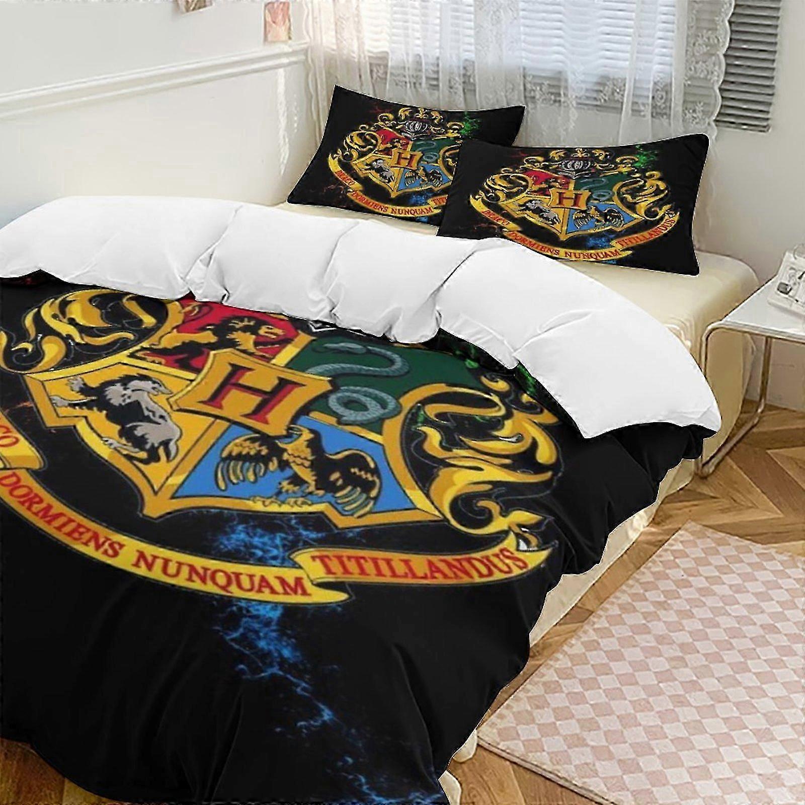 a2919 Lençóis Harry Potter Conjunto de Cama Capa de Edredão Decoração Tema Dos Desenhos Animados Lençóis de Quarto Infantil iip2919