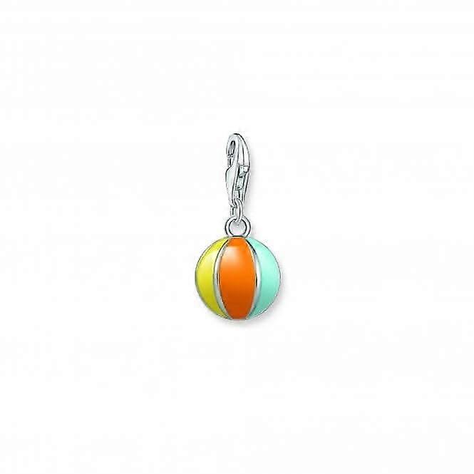 Charmista Multicoloured Cold Enamel Beach Ball Charm Pendant 2004-041-7