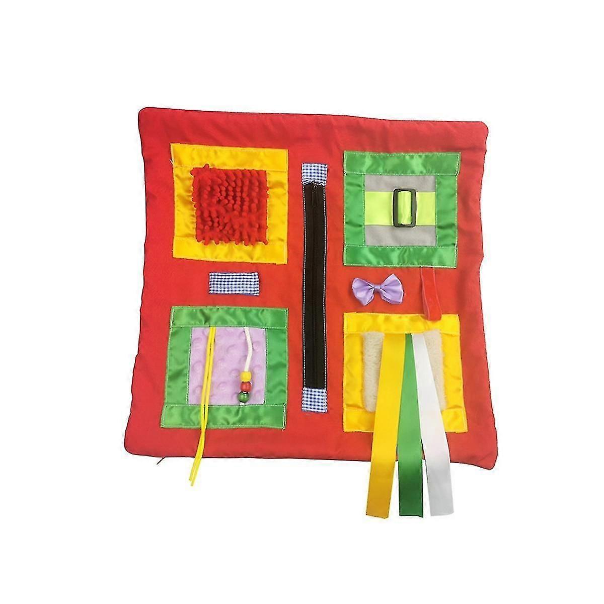 Fidget Blanket Atividades para Demência compatíveis com Idosos Produtos de Travesseiro Fidget compatíveis com Idosos com Demência, Al