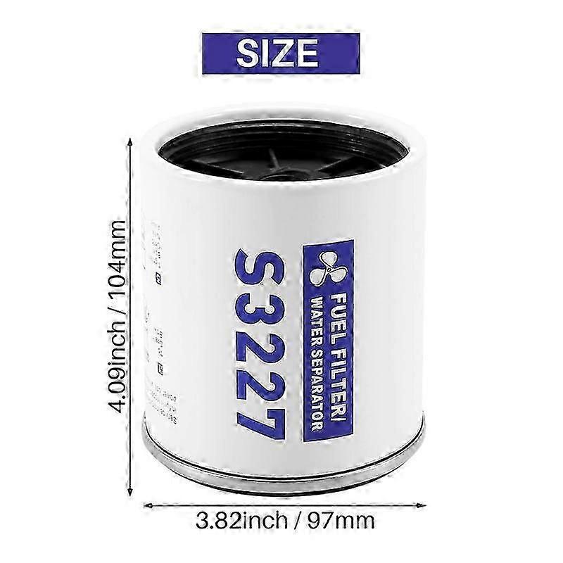 S3227 Outboard Marine Fuel Filter elements Fuel Water Separator Filter elements