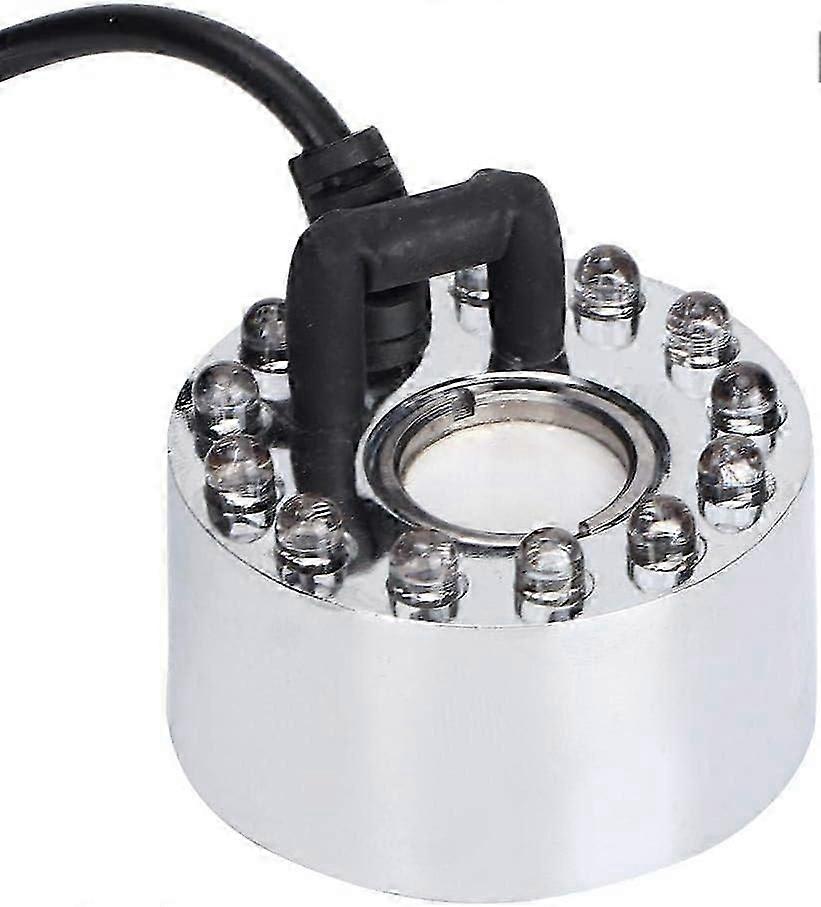12 LED Lights Color Changing Ultrasonic Atomizer Atomizer Fountain Pool Indoor Outdoor Fountain Mr