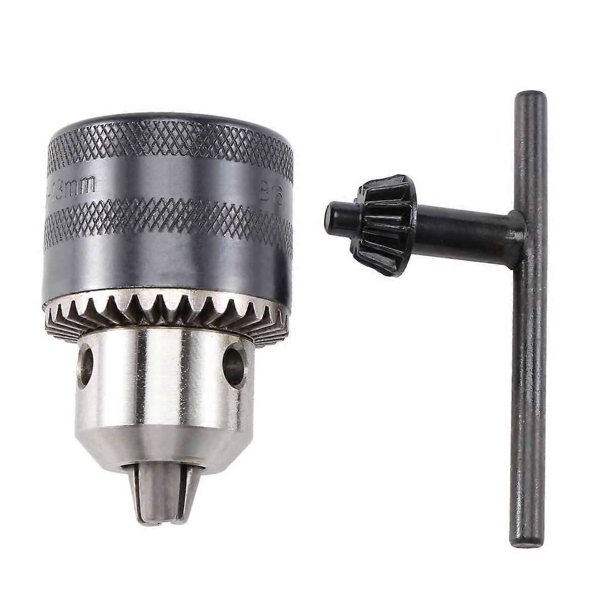 Key Type 1.5-13mm Capacity B16 Tapered Bore Drill Chuck