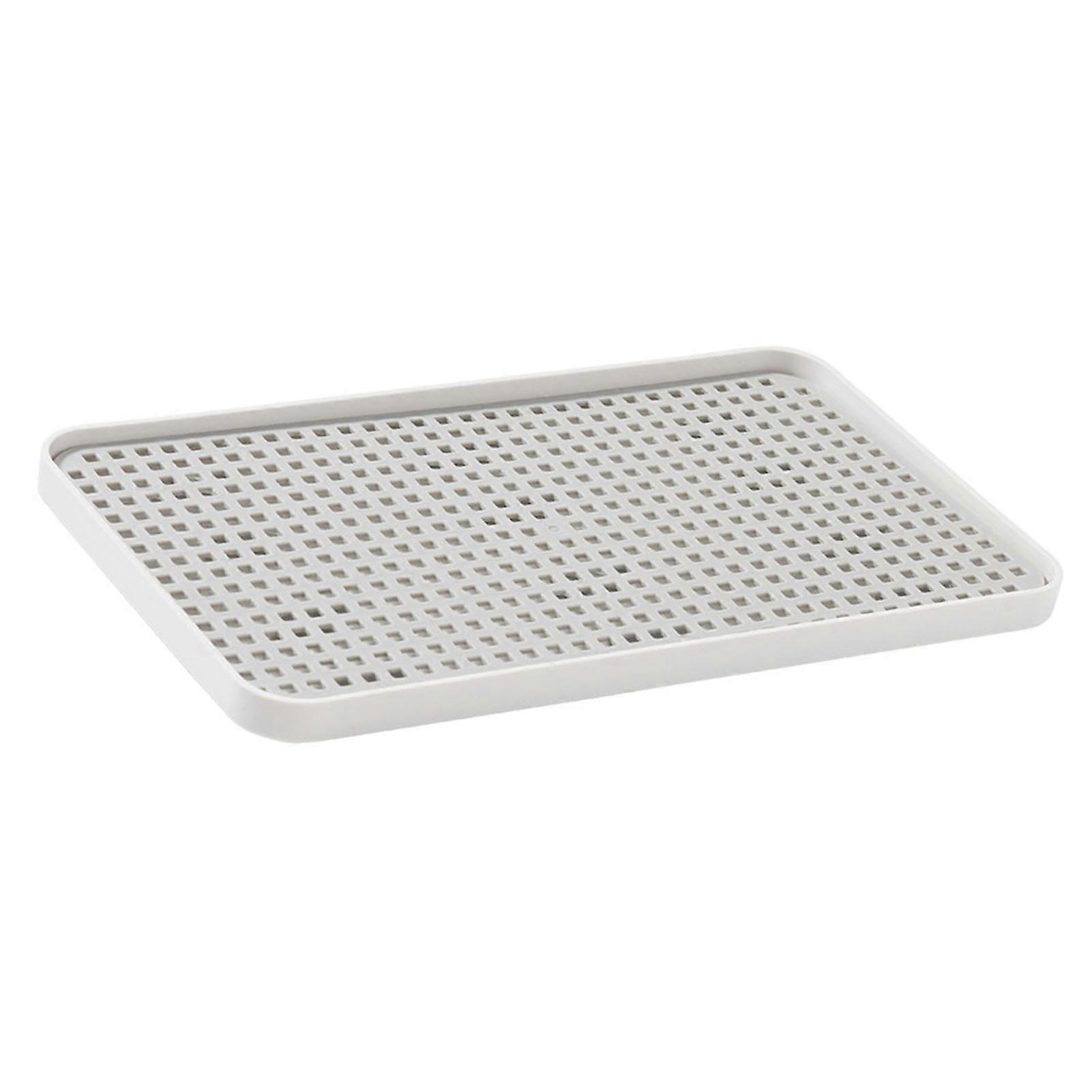 Double Layer Draining Tray, 330g PP, Space-Saving Cup & Utensil Holder